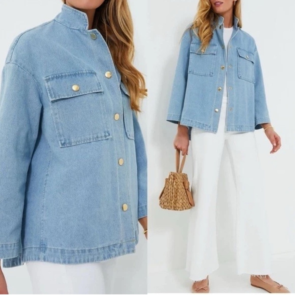 Denim Marant Shirt Jacket
TUCKERNUCK  Women's Light Blue sz XL